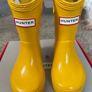 Yellow Hunter Boots